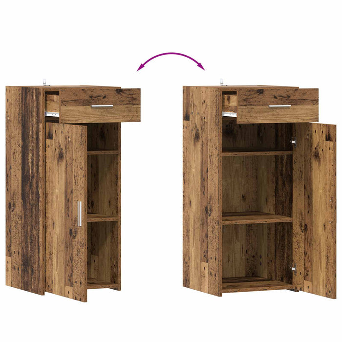 Dulap de depozitare Lemn vechi 40 x 42,5 x 93 cm Lemn prelucrat - WALTI WALTI