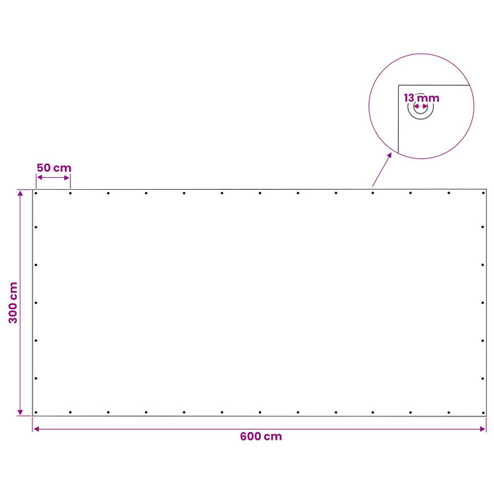 Împătură cu ochiuri Verde 3 x 6 m 140 gsm PE WALTI