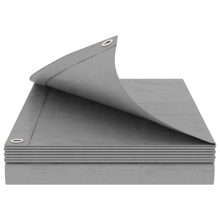 Împătură cu ochiuri Gri deschis 8 x 8 m 180 gsm PE - WALTI WALTI