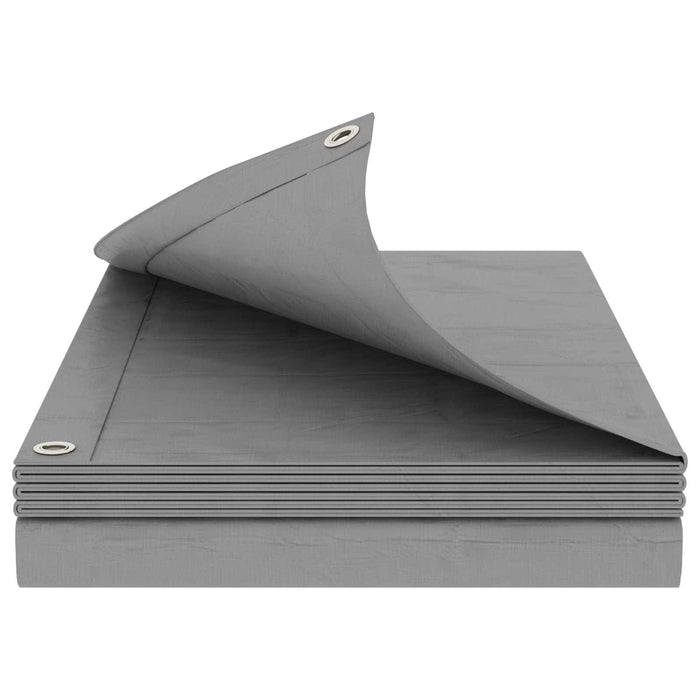 Împătură cu ochiuri Gri deschis 4 x 5 m 260 gsm PE - WALTI WALTI