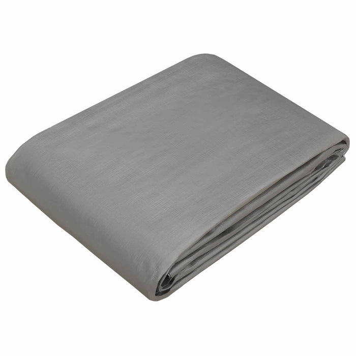 Împătură cu ochiuri Gri deschis 4 x 5 m 260 gsm PE - WALTI WALTI