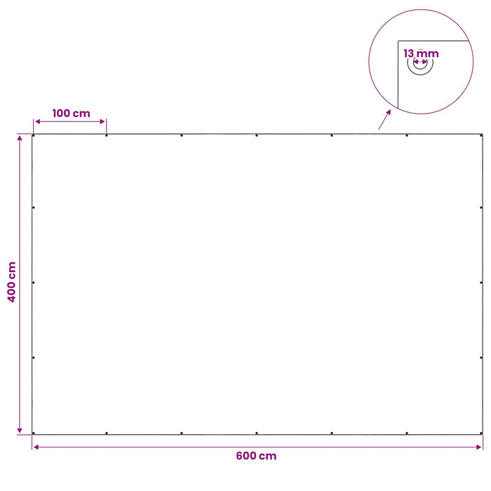 Împătură cu ochiuri Verde 4 x 6 m 90 gsm PE - WALTI WALTI