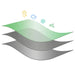 Împătură cu ochiuri Gri antracit 8 x 8 m 90 gsm PE - WALTI WALTI