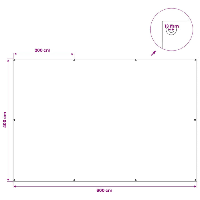 Împătură cu ochiuri albastru 4 x 6 m 90 gsm PE - WALTI WALTI