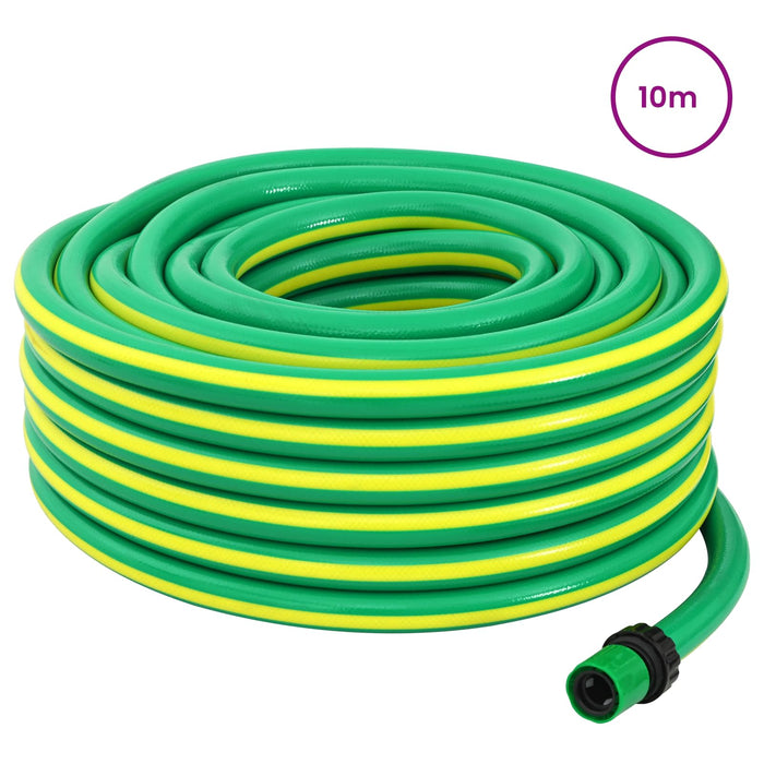 Hidrant de grădină 5-straturi Verde și galben 1 / 2'' 10 m PVC - WALTI WALTI