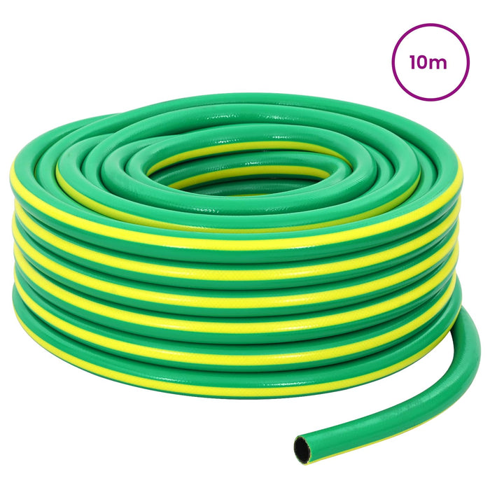 Hidrant de grădină 5-straturi Verde și galben 1" 10 m PVC - WALTI WALTI