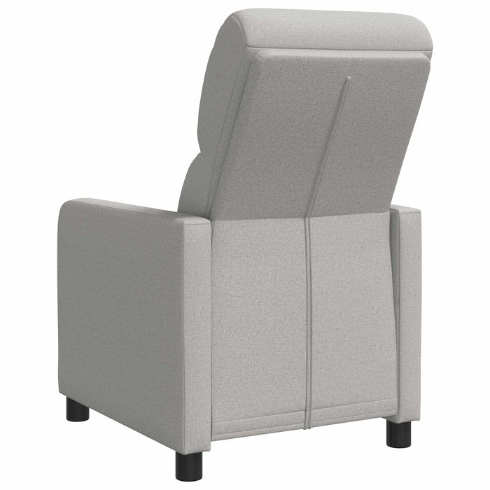 Fotoliu reclinabil Gri nori Țesătură WALTI