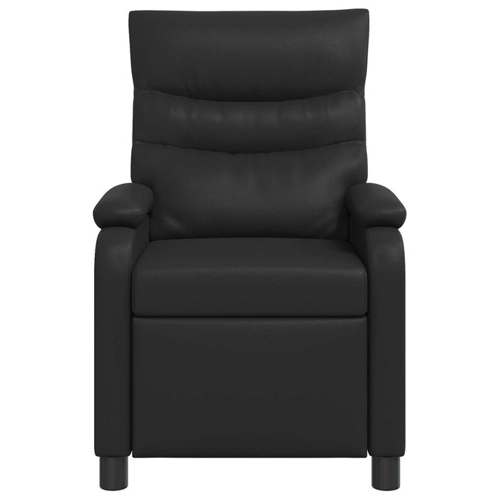 Reclinabil cu masaj Negru Piele artificială WALTI