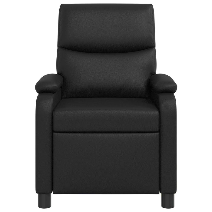 Reclinabil cu masaj Negru Piele artificială WALTI