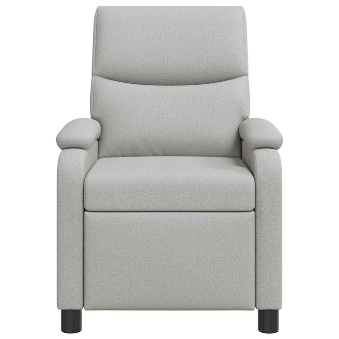 Reclinabil cu masaj Gri nori Țesătură WALTI
