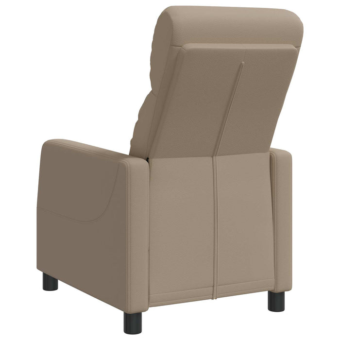 Fotoliu reclinabil Cappuccino Piele artificială WALTI