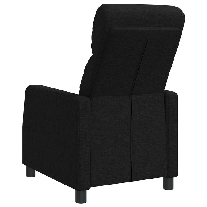 Fotoliu reclinabil Negru Țesătură WALTI