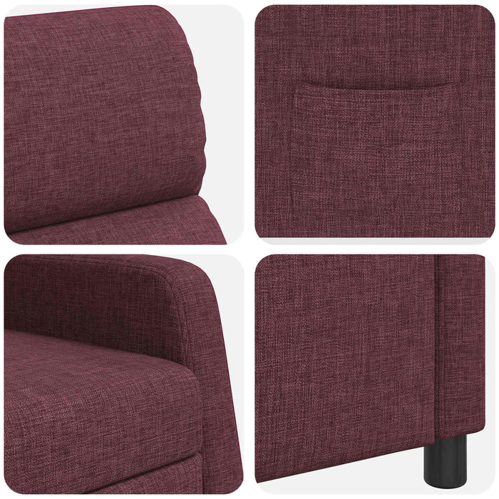 Fotoliu reclinabil Violet Țesătură - WALTI WALTI
