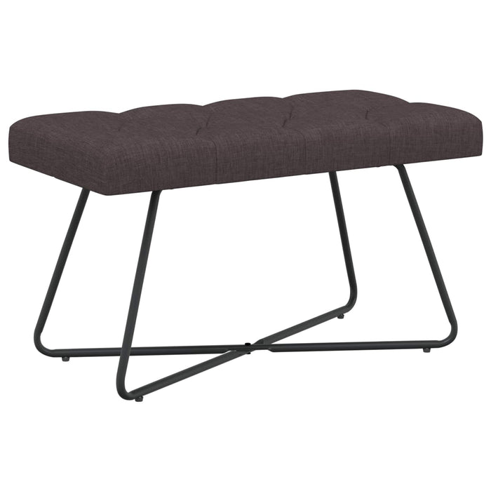Bancă cu butoane capitonate Maro închis 80 x 40 x 46 cm WALTI
