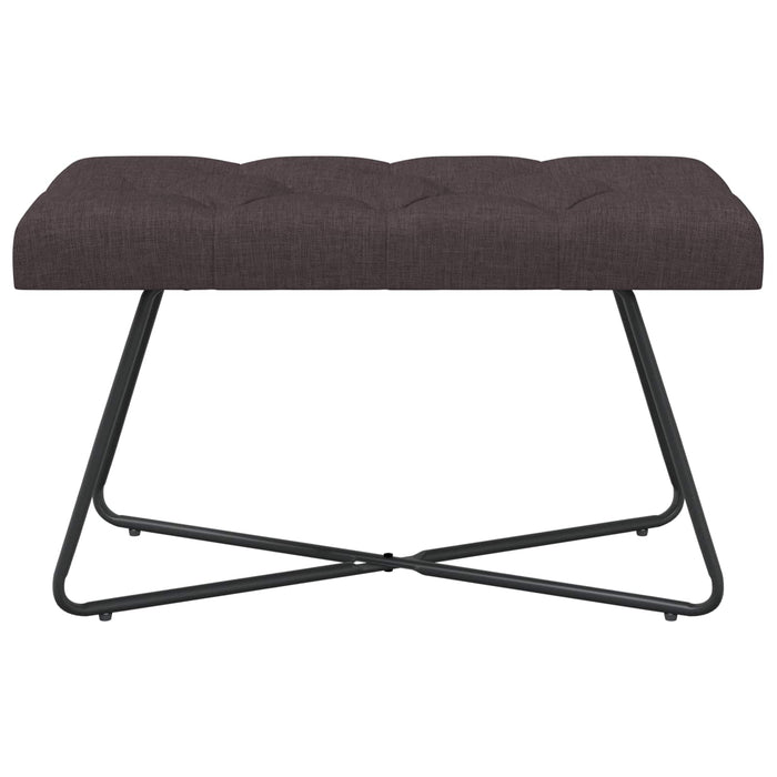 Bancă cu butoane capitonate Maro închis 80 x 40 x 46 cm WALTI
