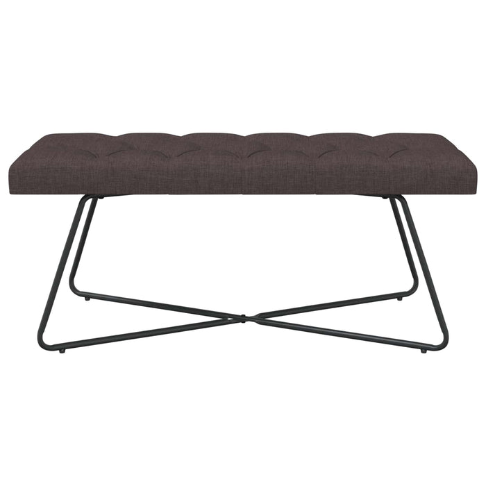 Bancă cu butoane capitonate Maro închis 110 x 40 x 46 cm WALTI