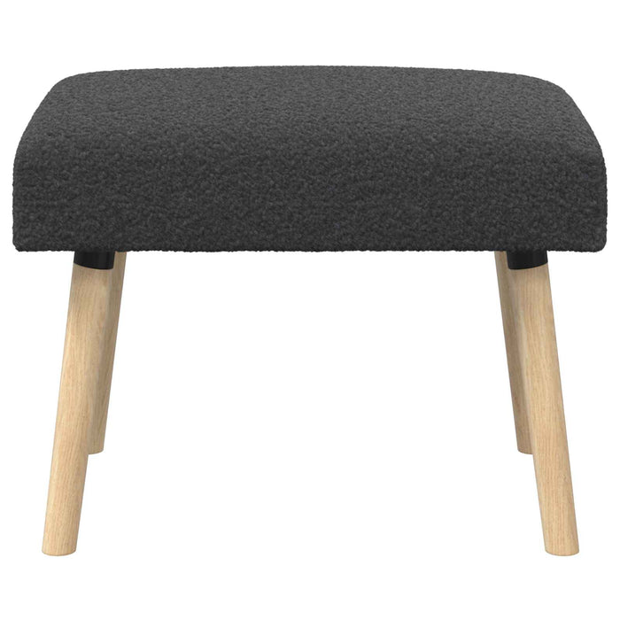 bancă Simplu Gri închis 60 x 40 x 45 cm Bouclé WALTI