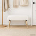 bancă Simplu Crem 80 x 40 x 46 cm Bouclé - WALTI WALTI