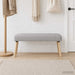 bancă Simplu Gri deschis 110 x 40 x 46 cm Bouclé - WALTI WALTI