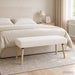 bancă Simplu Crem 110 x 40 x 46 cm Bouclé - WALTI WALTI