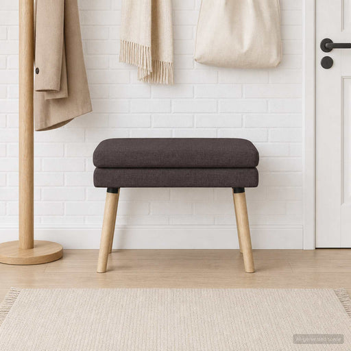 Bancă cu două straturi Maro închis 60 x 40 x 46 cm Țesătură - WALTI WALTI