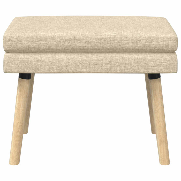 Bancă cu două straturi Crem 60 x 40 x 46 cm Țesătură WALTI