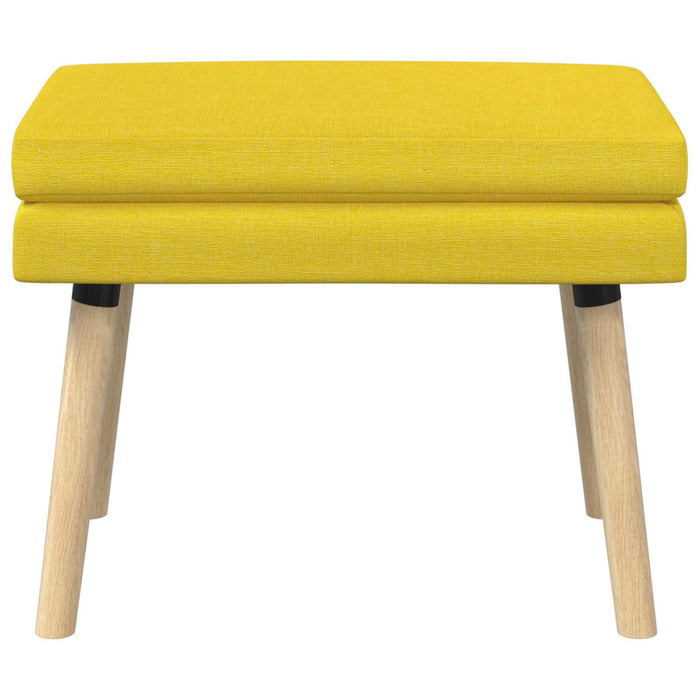 Bancă cu două straturi Galben Deschis 60 x 40 x 46 cm Țesătură WALTI