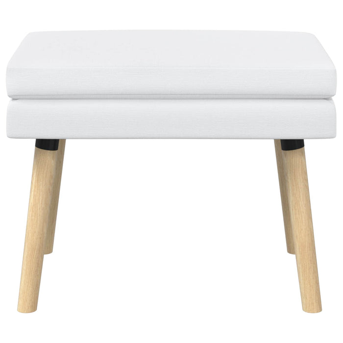 Bancă cu două straturi Alb 60 x 40 x 46 cm Țesătură WALTI
