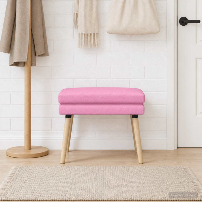 Bancă cu două straturi Roz 60 x 40 x 46 cm Țesătură - WALTI WALTI