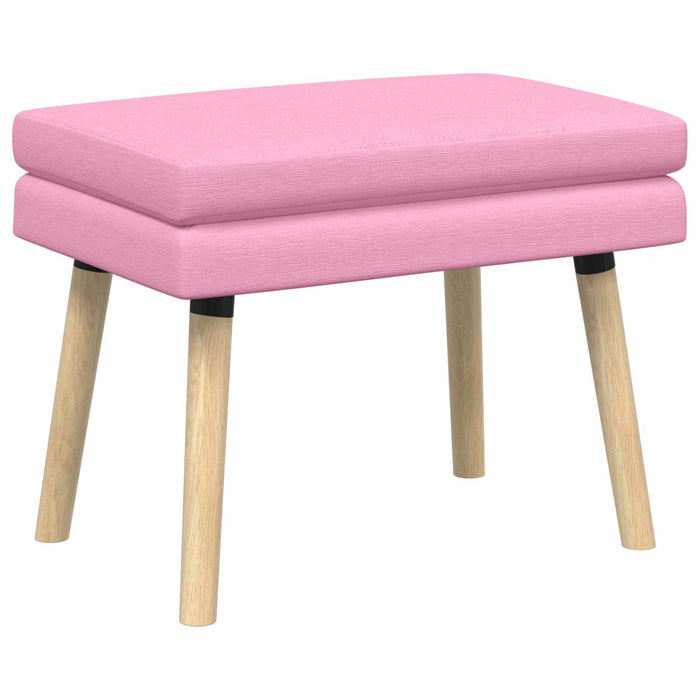 Bancă cu două straturi Roz 60 x 40 x 46 cm Țesătură WALTI