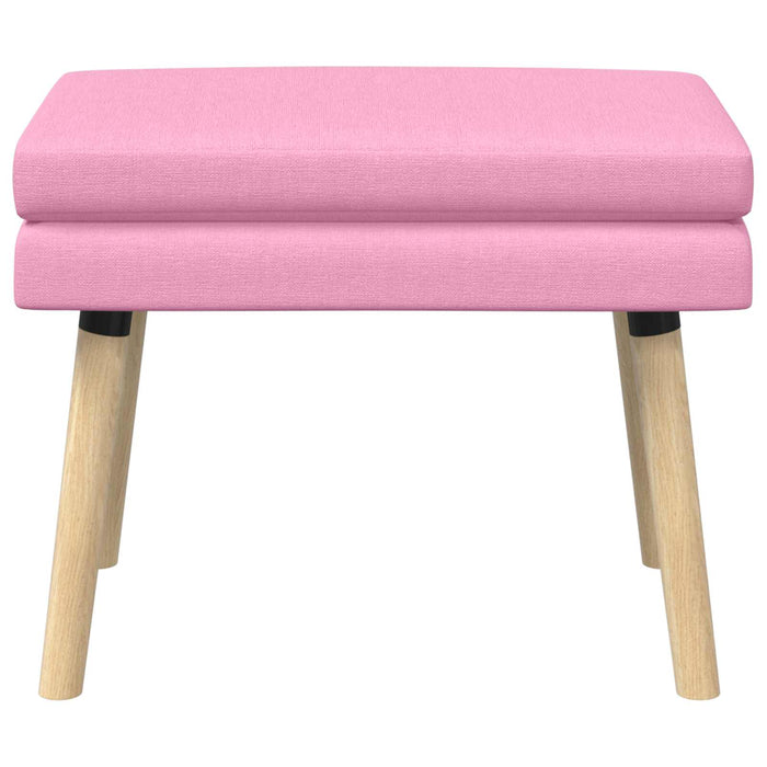 Bancă cu două straturi Roz 60 x 40 x 46 cm Țesătură WALTI
