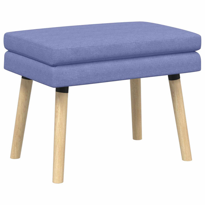 Bancă cu două straturi Albastru Jeans 60 x 40 x 46 cm Țesătură WALTI