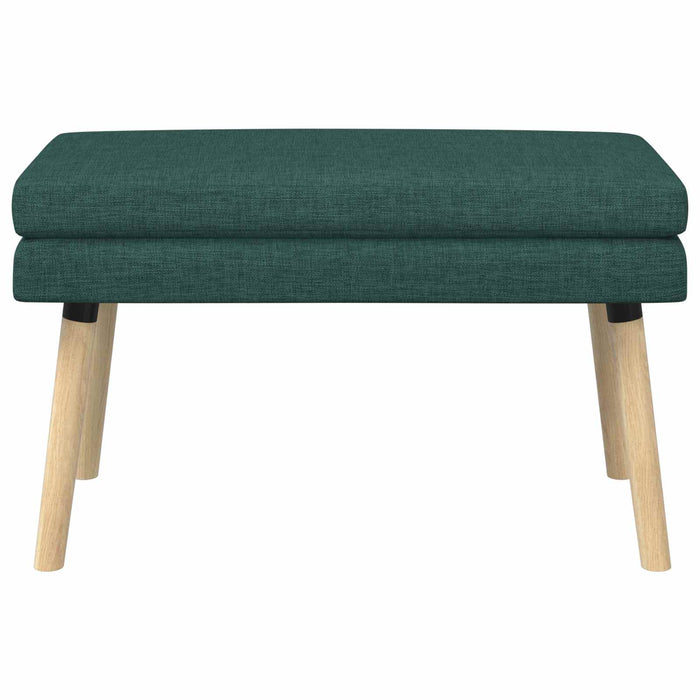 Bancă cu două straturi Verde închis 80 x 40 x 47 cm Țesătură WALTI
