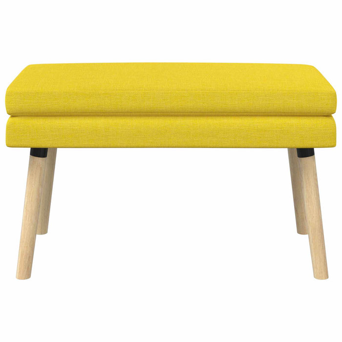 Bancă cu două straturi Galben Deschis 80 x 40 x 47 cm Țesătură WALTI