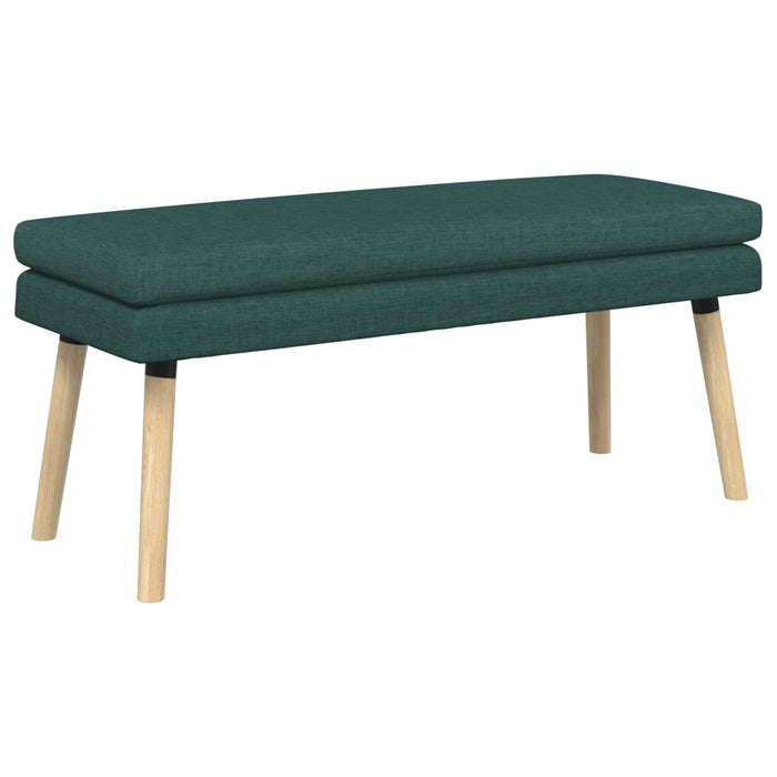 Bancă cu două straturi Verde închis 110 x 40 x 47 cm Țesătură WALTI