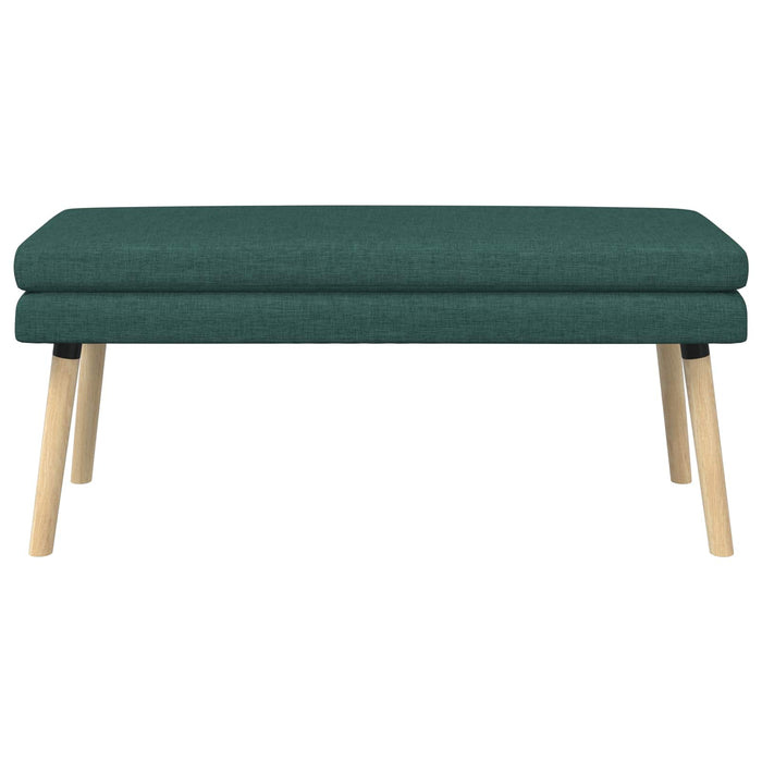 Bancă cu două straturi Verde închis 110 x 40 x 47 cm Țesătură WALTI