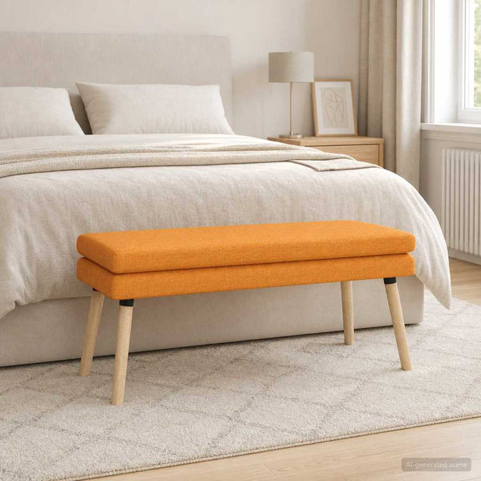 Bancă cu două straturi Galben Întunecat 110 x 40 x 47 cm - WALTI WALTI