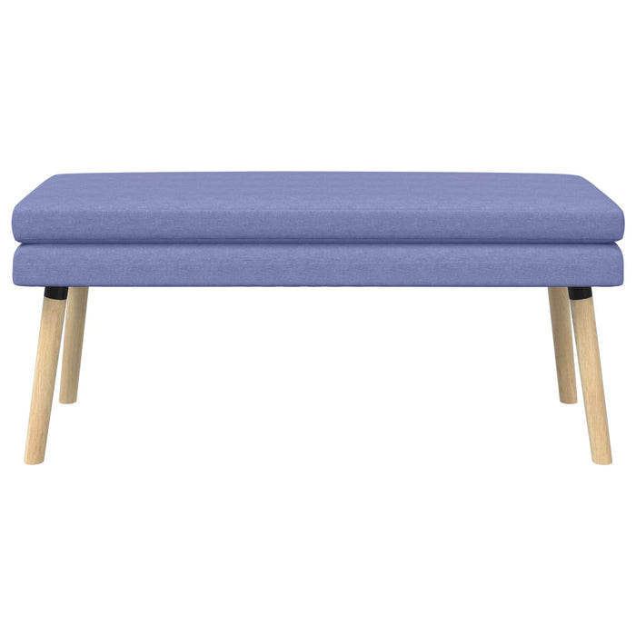 Bancă cu două straturi Albastru Jeans 110 x 40 x 47 cm Țesătură WALTI