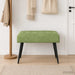 Bancă cu butoane capitonate Verde deschis 60 x 40 x 45 cm - WALTI WALTI