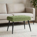 Bancă cu butoane capitonate Verde deschis 60 x 40 x 45 cm - WALTI WALTI