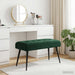 Bancă cu butoane capitonate Verde închis 80 x 40 x 46 cm - WALTI WALTI