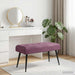 Bancă cu butoane capitonate Violet 80 x 40 x 46 cm Catifea - WALTI WALTI