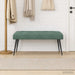 Bancă cu butoane capitonate Verde Mării 110 x 40 x 46 cm - WALTI WALTI