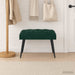 Bancă cu butoane capitonate Verde închis 60 x 40 x 45 cm - WALTI WALTI