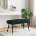 Bancă cu butoane capitonate Verde închis 80 x 40 x 46 cm - WALTI WALTI