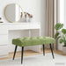 Bancă cu butoane capitonate Verde deschis 80 x 40 x 46 cm - WALTI WALTI