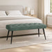 Bancă cu butoane capitonate Verde Mării 110 x 40 x 46 cm - WALTI WALTI