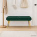 Bancă cu două straturi Verde închis 120 x 45 x 46 cm Catifea - WALTI WALTI