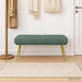 Bancă cu două straturi Verde Mării 120 x 45 x 46 cm Catifea - WALTI WALTI