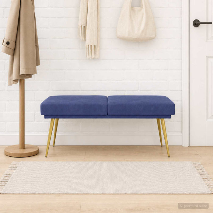 Bancă cu două straturi Albastru Poliție 120 x 45 x 46 cm - WALTI WALTI
